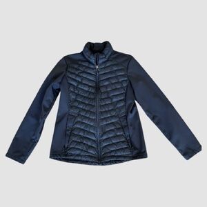 Women's Bluish Gray Quilted Jacket